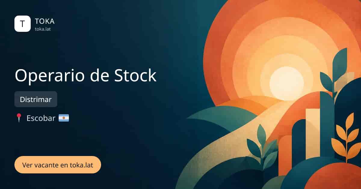 Vacante de Operario de stock en Escobar, Argentina — Distrimar