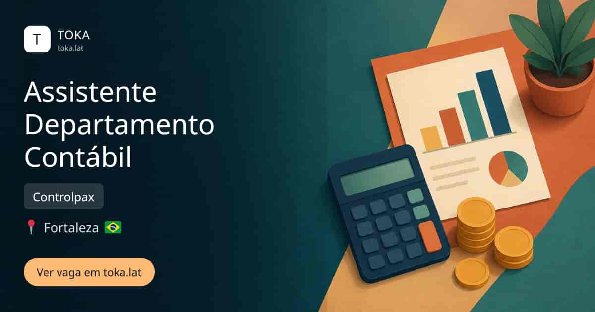 Vaga de Assistente departamento contábil em Fortaleza, Brasil — Controlpax