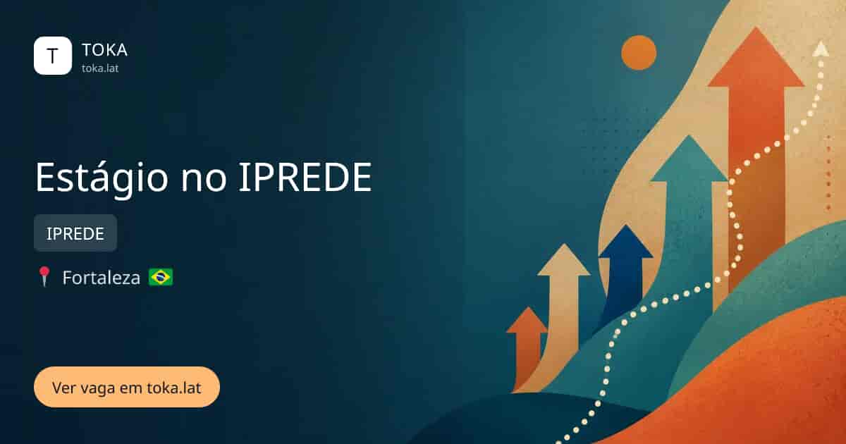 Vaga de Estágio no iprede em Fortaleza, Brasil — IPREDE