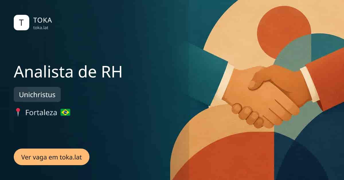 Vaga de Analista de rh em Fortaleza, Brasil — Unichristus