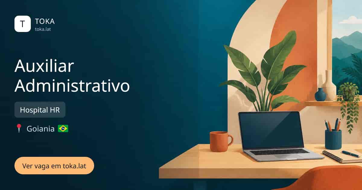 Vaga de Auxiliar administrativo em Goiania, Brasil — Hospital HR