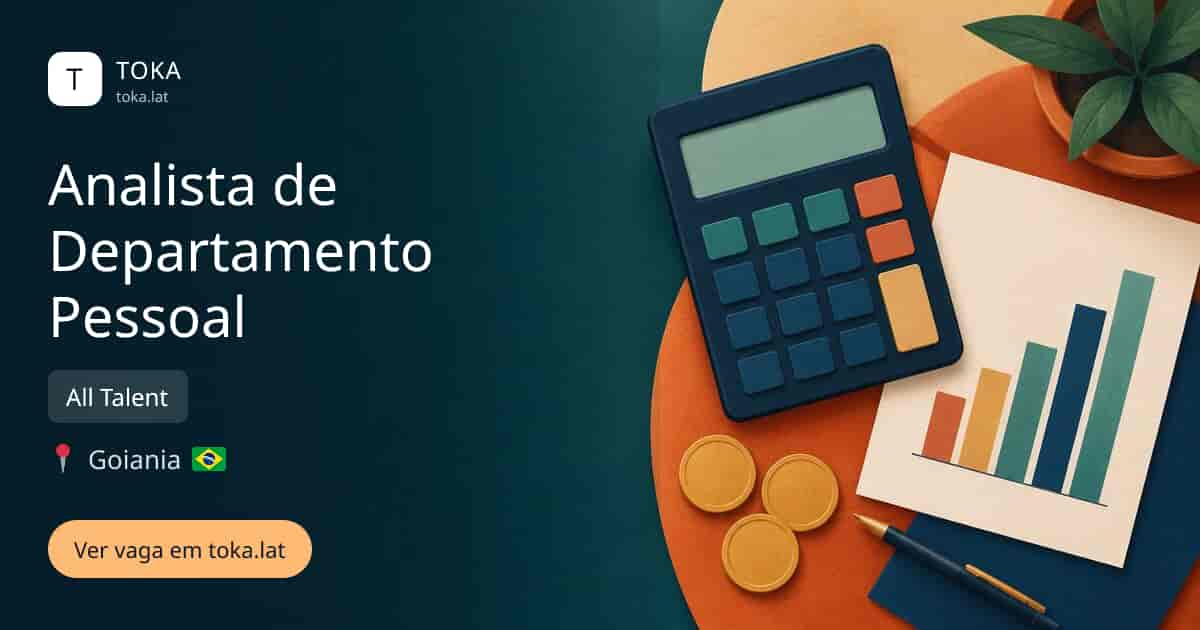 Vaga de Analista de departamento pessoal em Goiania, Brasil — All Talent