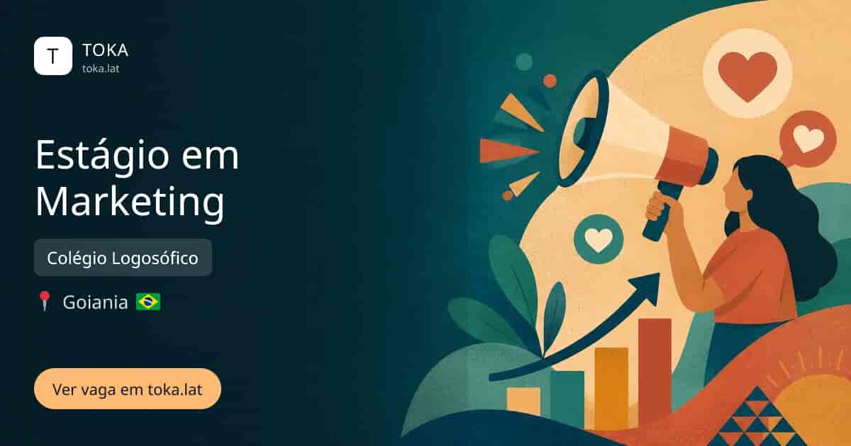 Vaga de Estágio em marketing em Goiania, Brasil — Colégio Logosófico