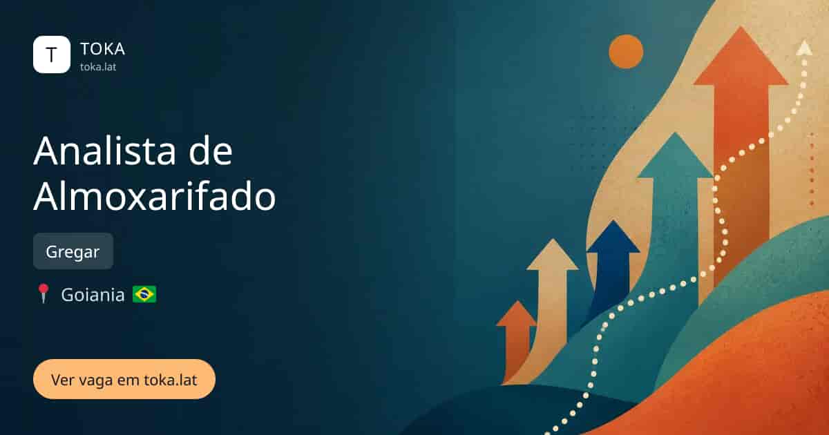 Vaga de Analista de almoxarifado em Goiania, Brasil — Gregar