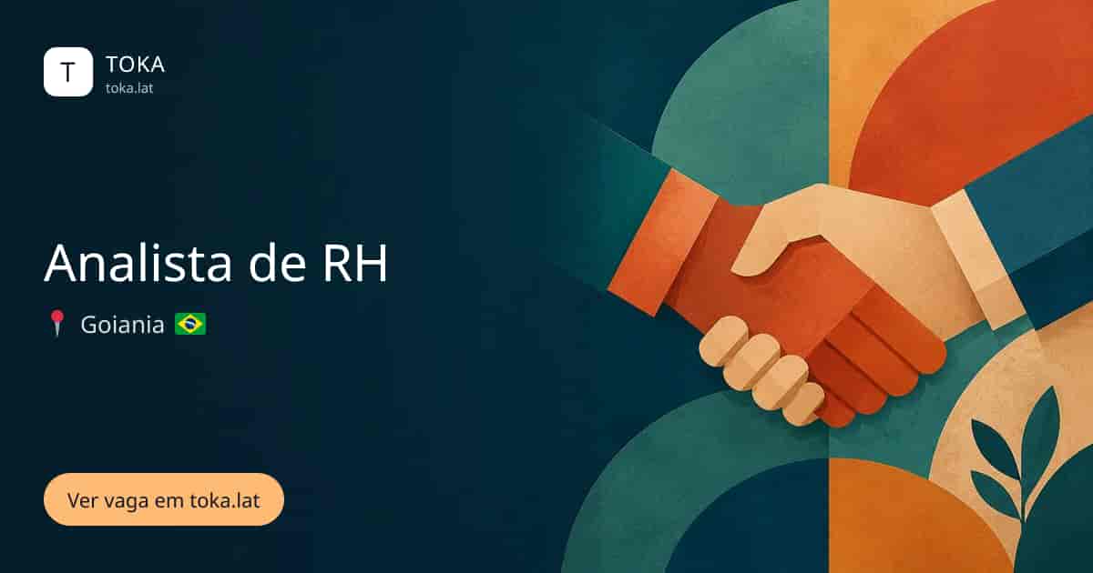 Vaga de Analista de rh em Goiania, Brasil