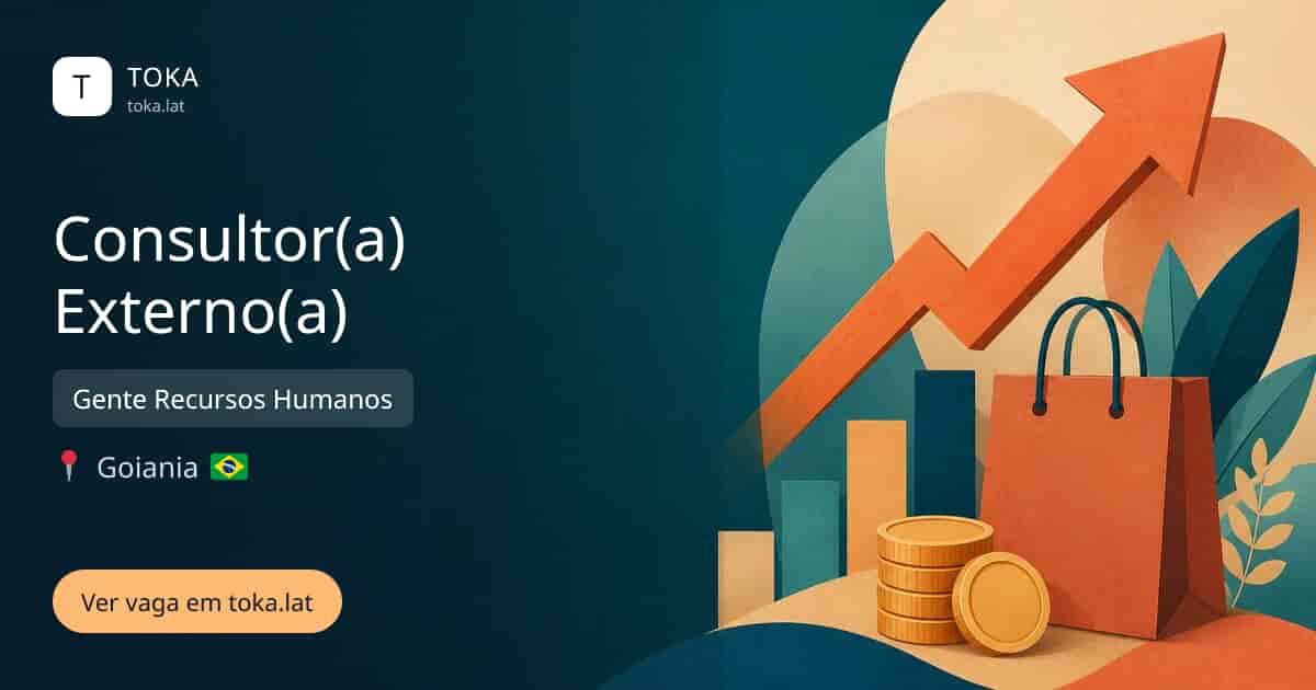 Vaga de Consultor(a) externo(a) em Goiania, Brasil — Gente Recursos Humanos
