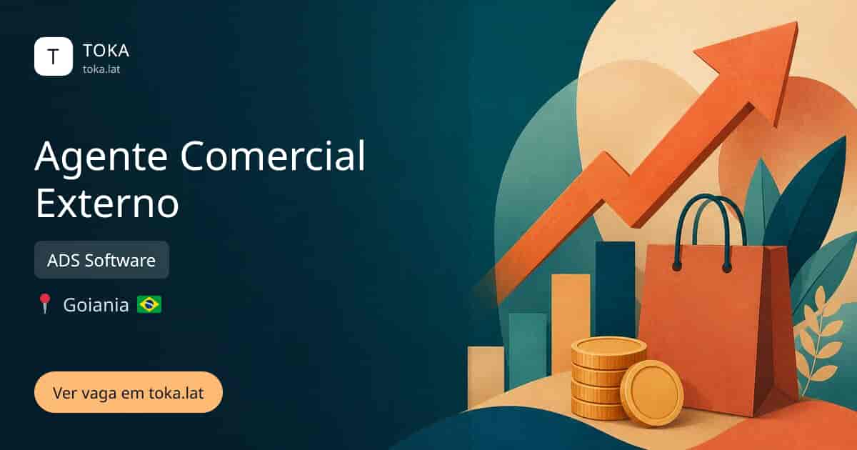 Vaga de Agente comercial externo em Goiania, Brasil — ADS Software