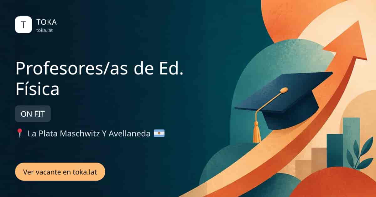 Vacante de Profesores/as de ed. física en La Plata, Argentina — ON FIT