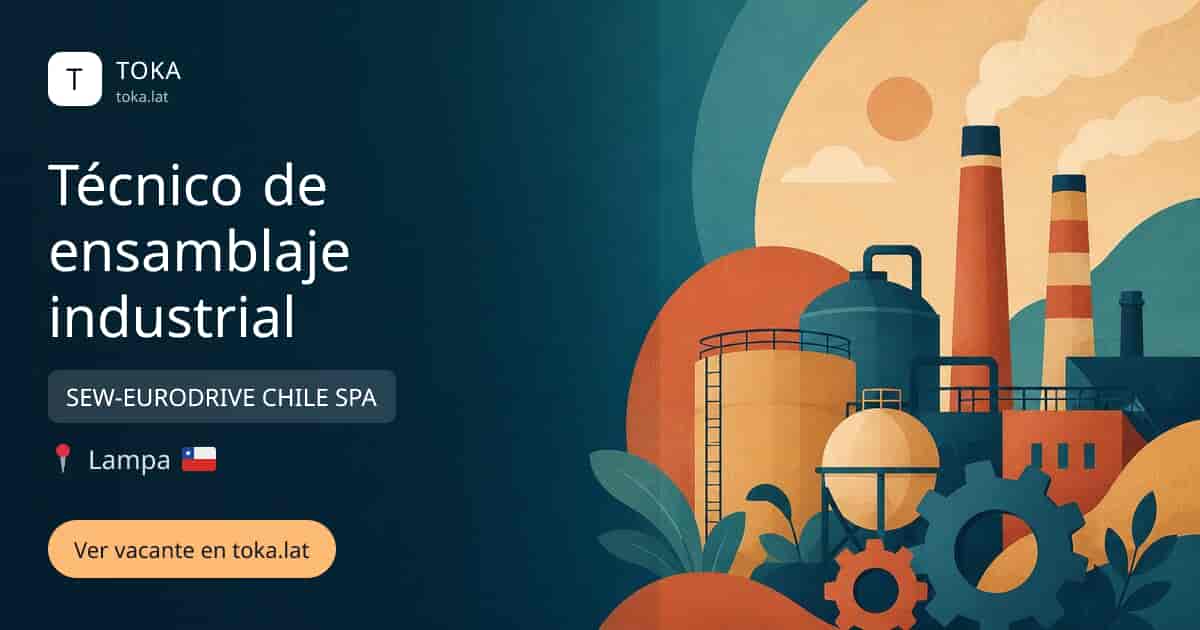 Vacante de Técnico de ensamblaje industrial en Lampa, Chile — SEW-EURODRIVE CHILE SPA
