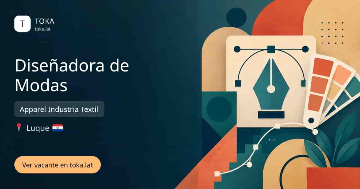 Vacante de Diseñadora de modas en Luque, Paraguay — Apparel Industria Textil