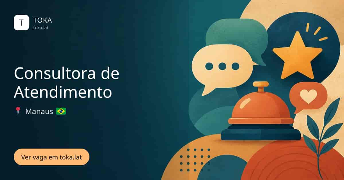 Vaga de Consultora de atendimento em Manaus, Brasil