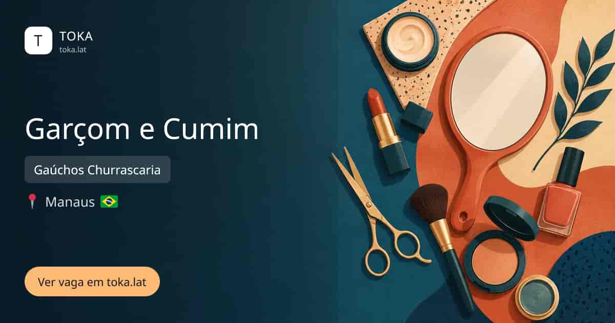 Vaga de Garçom e cumim em Manaus, Brasil — Gaúchos Churrascaria