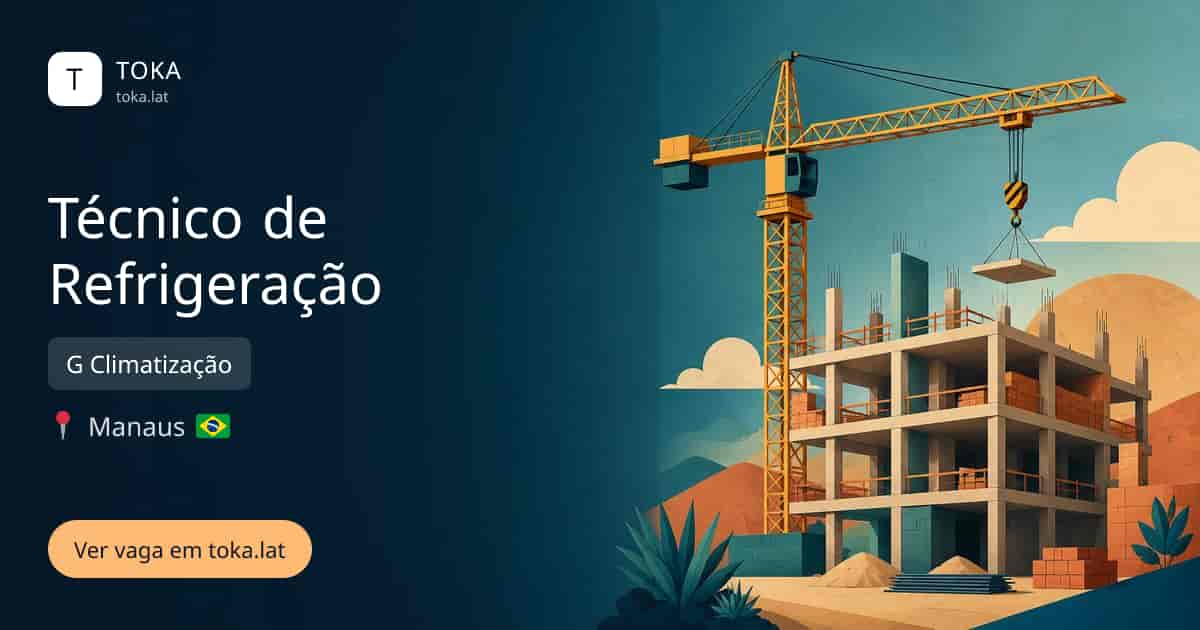 Vaga de Técnico de refrigeração em Manaus, Brasil — G Climatização