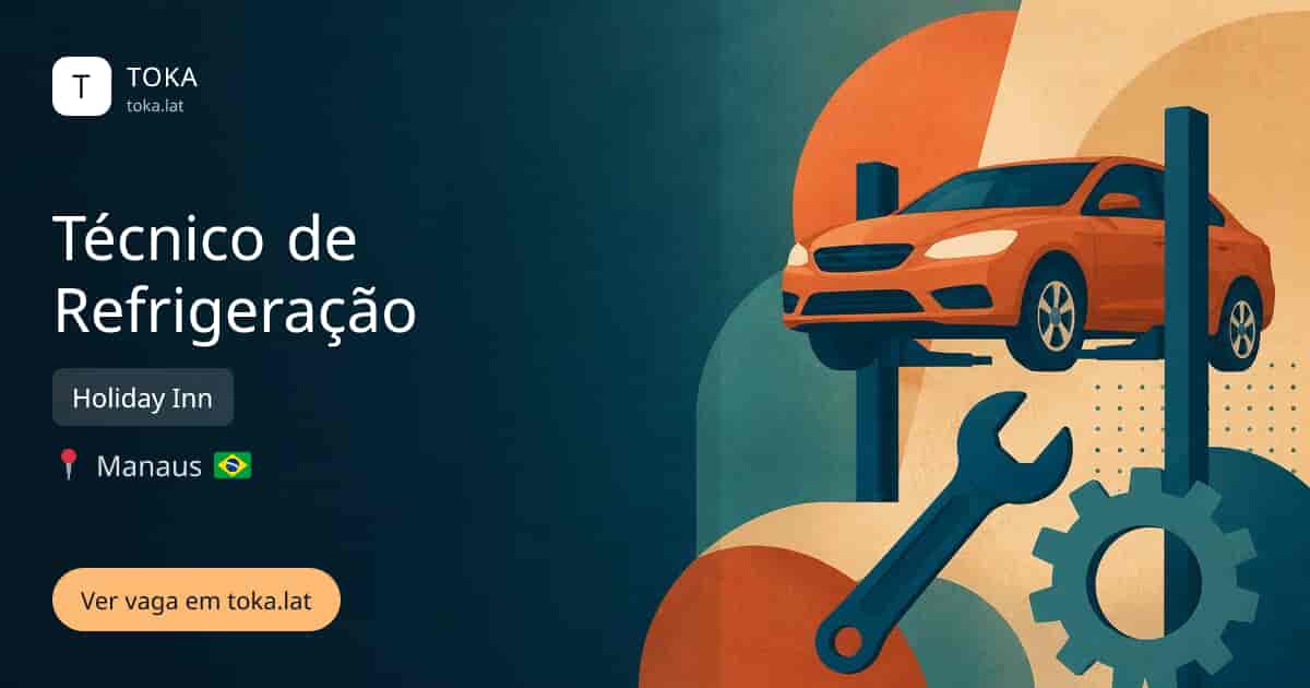 Vaga de Técnico de refrigeração em Manaus, Brasil — Holiday Inn