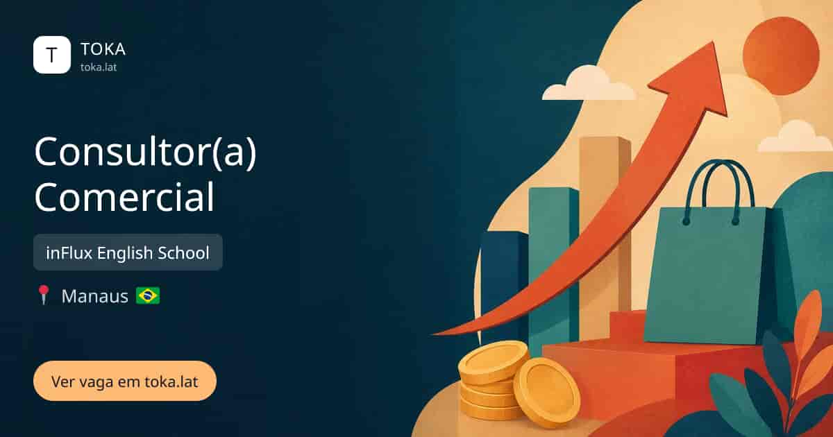Vaga de Consultor(a) comercial em Manaus, Brasil — inFlux English School