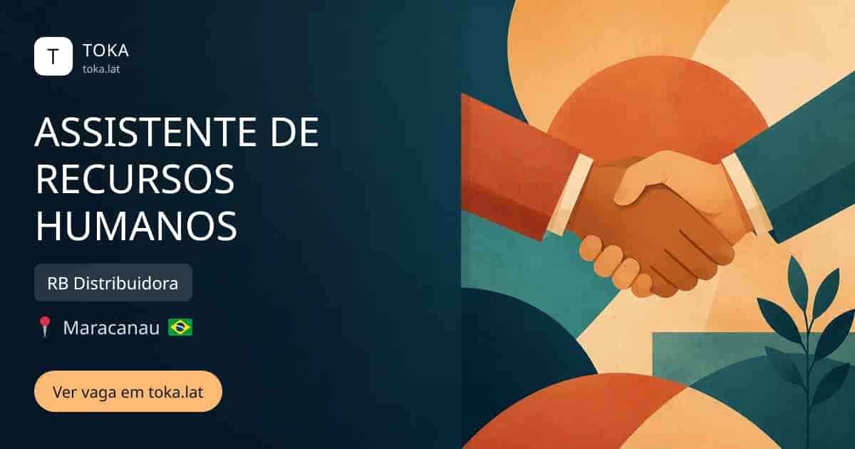 Vaga de Assistente de recursos humanos em Maracanaú, Brasil — RB Distribuidora