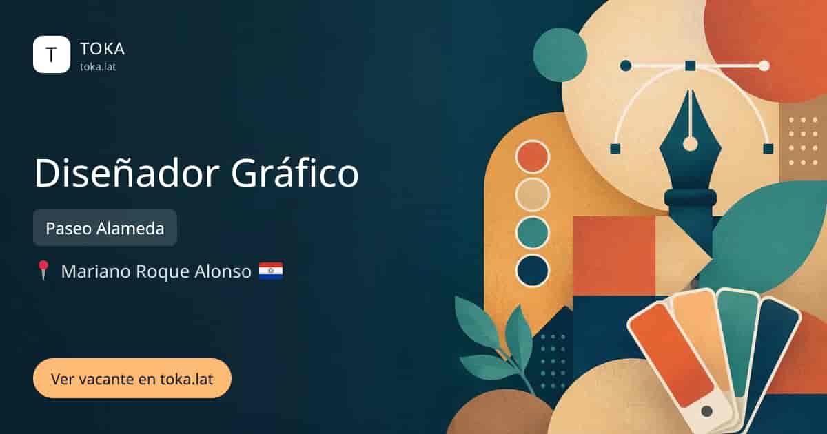Vacante de Diseñador gráfico en Mariano Roque Alonso, Paraguay — Paseo Alameda