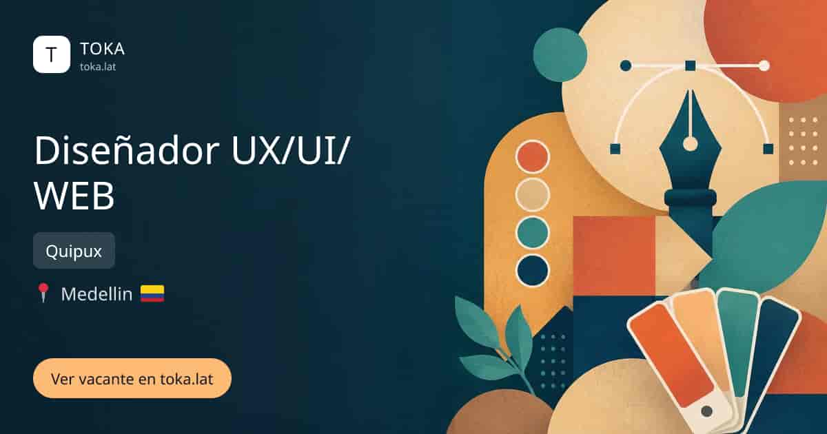 Vacante de Diseñador ux/ui/web en Medellin, Colombia — Quipux