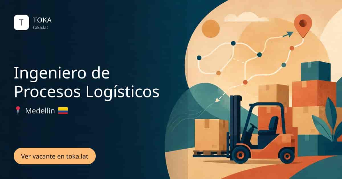 Vacante de Ingeniero de procesos logísticos en Medellin, Colombia