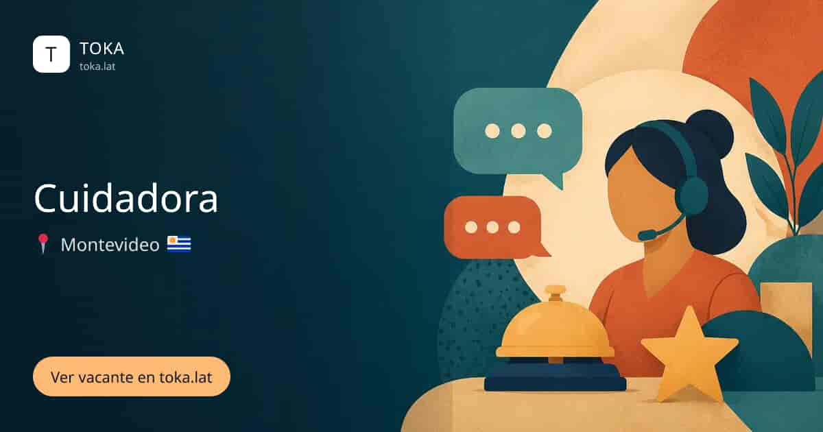 Vacante de Cuidadora en Montevideo, Uruguay