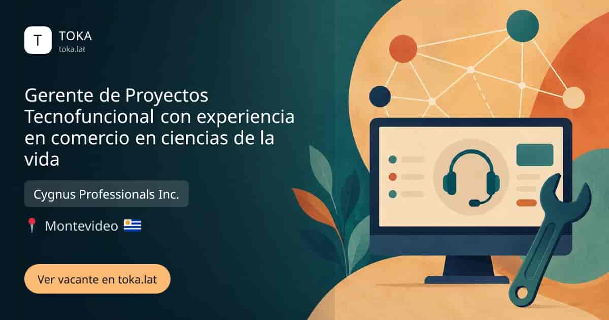 Vacante de Gerente de proyectos tecnofuncional con experiencia en comercio en ciencias de la vida en Montevideo, Uruguay — Cygnus Professionals Inc.