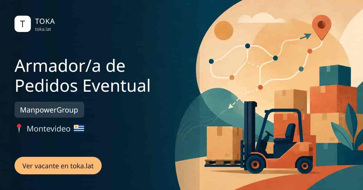 Vacante de Armador/a de pedidos eventual en Montevideo, Uruguay — ManpowerGroup