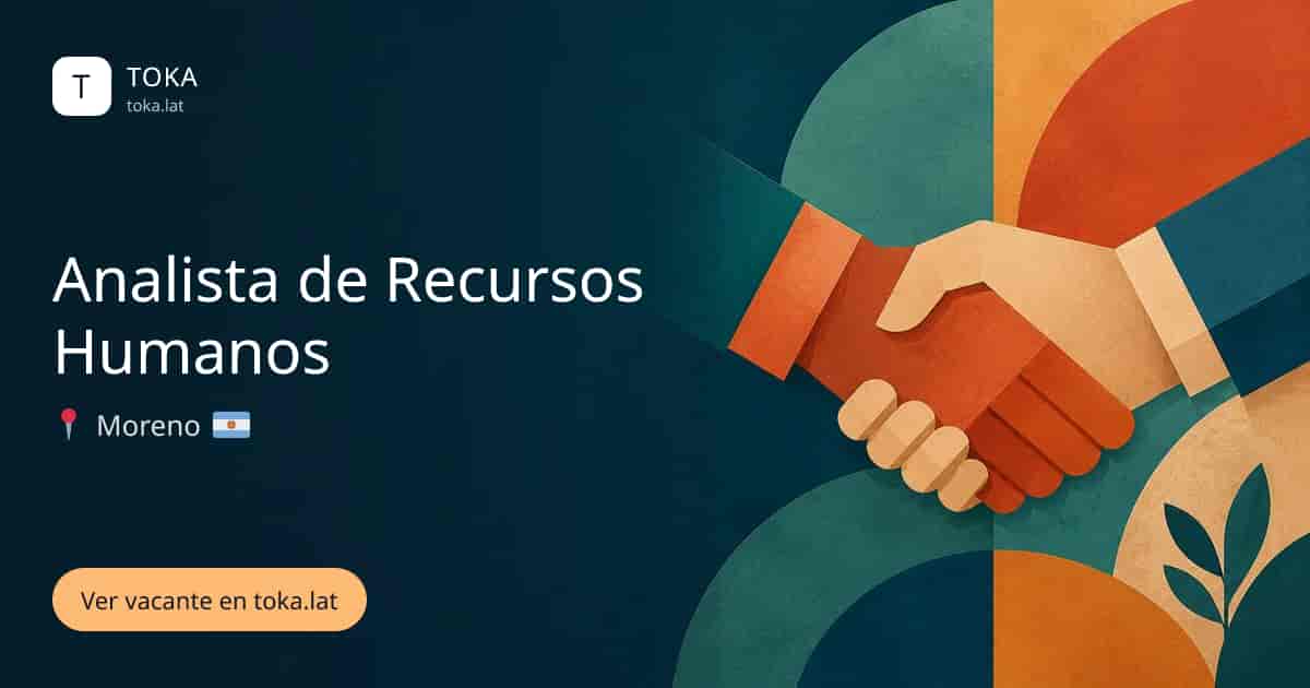 Vacante de Analista de recursos humanos en Moreno, Argentina