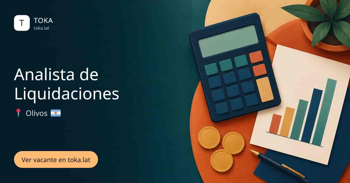Vacante de Analista de liquidaciones en Olivos, Argentina