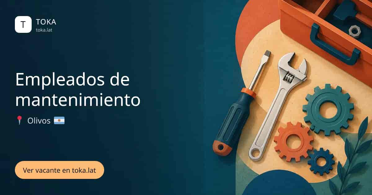Vacante de Empleados de mantenimiento en Olivos, Argentina