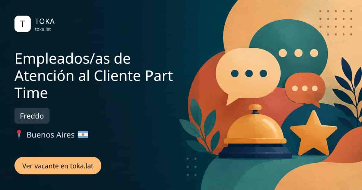 Vacante de Empleados/as de atención al cliente part time en Buenos Aires, Argentina — Freddo