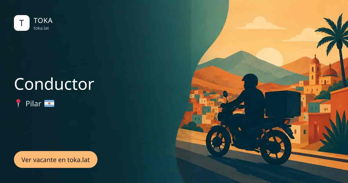 Vacante de Conductor en Pilar, Argentina