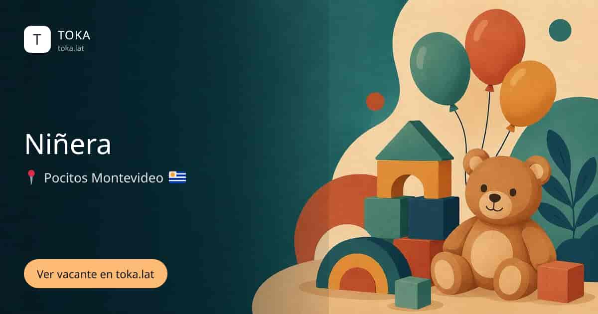 Vacante de Niñera en Montevideo, Uruguay