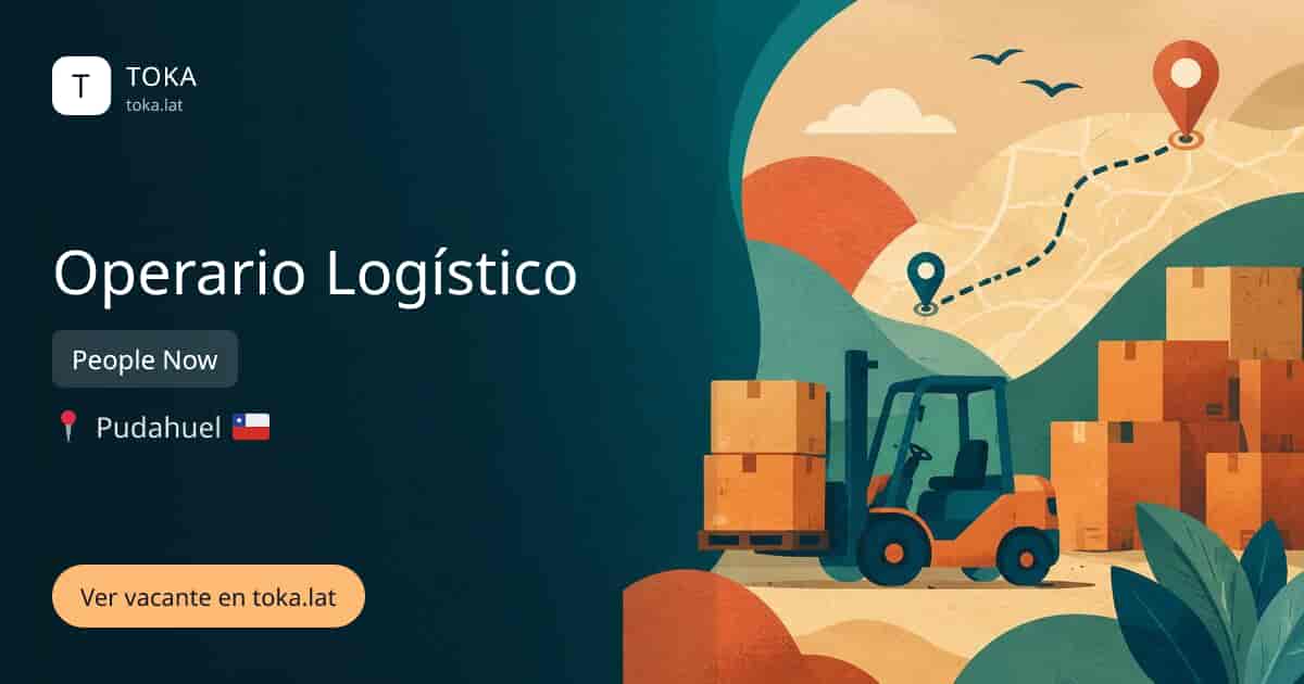 Vacante de Operario logístico en Pudahuel, Chile — People Now