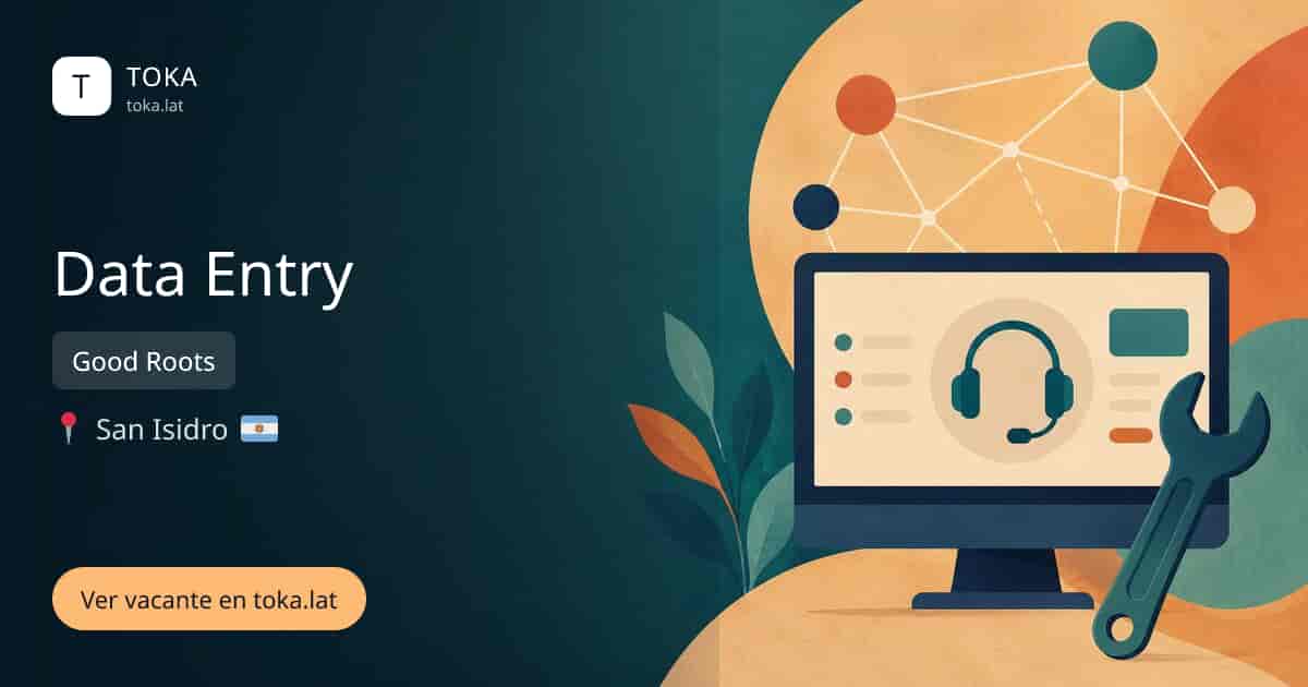 Vacante de Data entry en San Isidro, Argentina — Good Roots