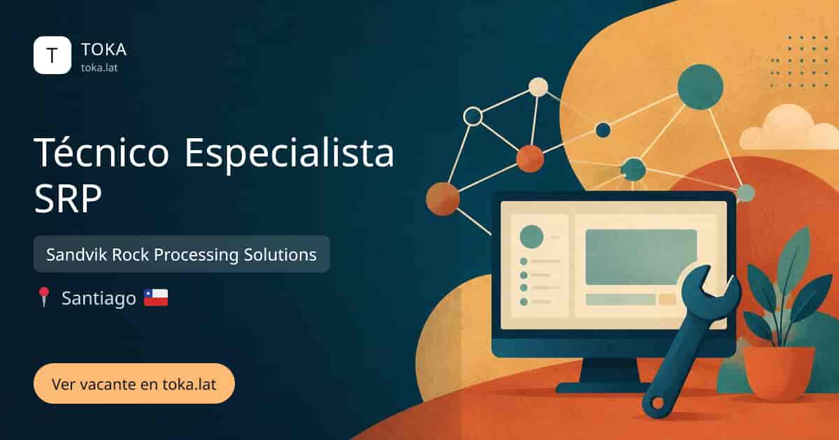 Vacante de Técnico especialista srp en Santiago, Chile — Sandvik Rock Processing Solutions