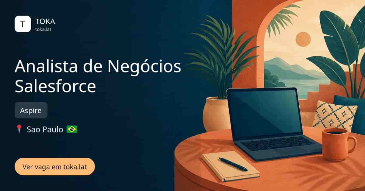 Vaga de Analista de negócios salesforce em Sao Paulo, Brasil — Aspire