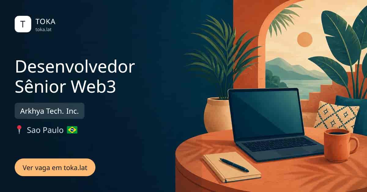 Vaga de Desenvolvedor sênior web3 em Sao Paulo, Brasil — Arkhya Tech. Inc.