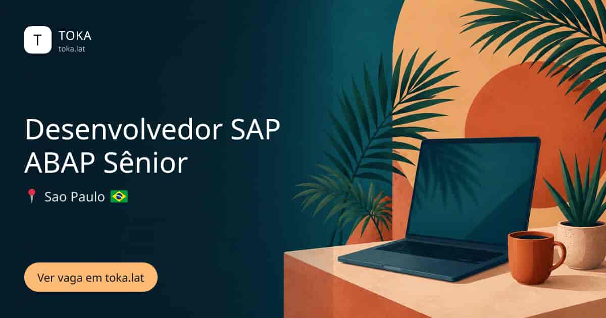Vaga de Desenvolvedor sap abap sênior em Sao Paulo, Brasil