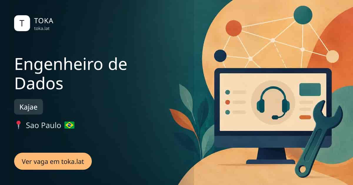 Vaga de Engenheiro de dados em Sao Paulo, Brasil — Kajae