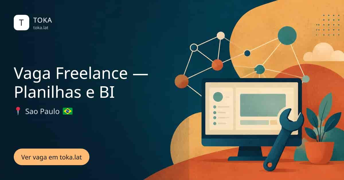 Vaga de Vaga freelance — planilhas e bi em Sao Paulo, Brasil
