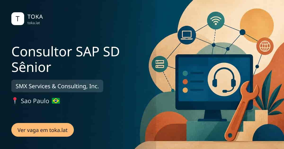 Vaga de Consultor sap sd sênior em Sao Paulo, Brasil — SMX Services & Consulting, Inc.