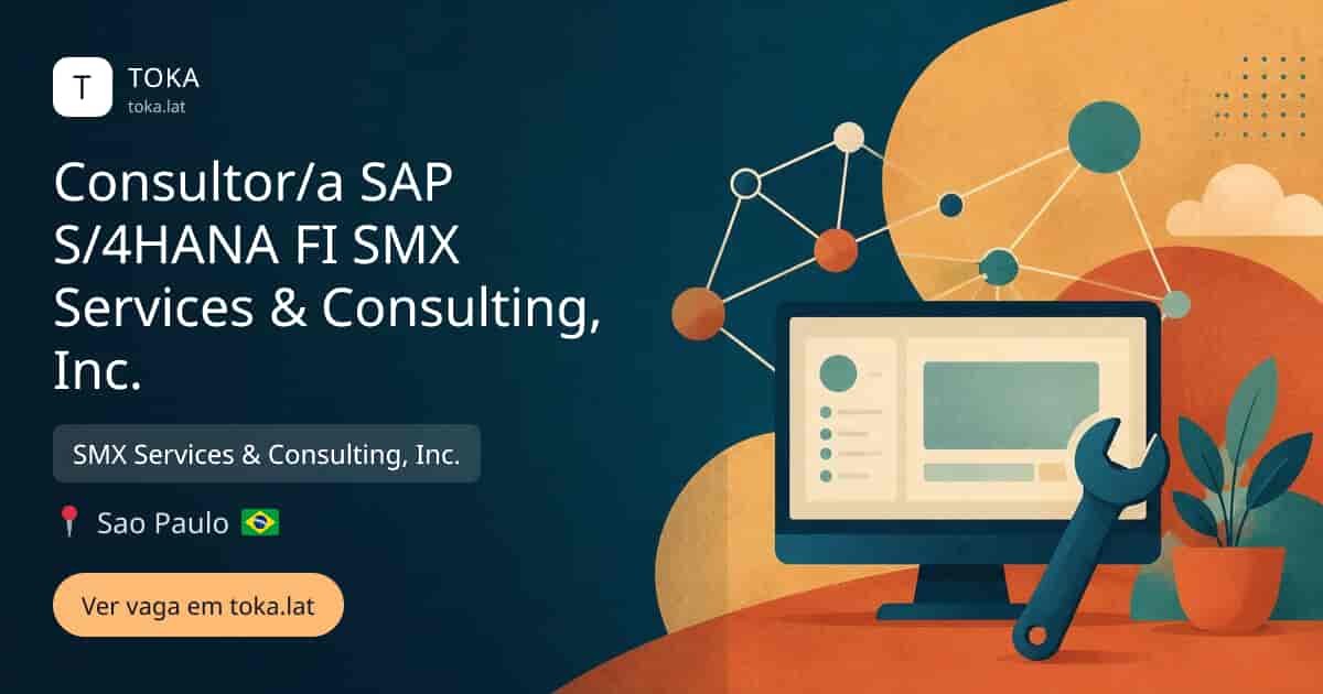 Vaga de Consultor/a sap s/4hana fi smx services & consulting, inc. em Sao Paulo, Brasil — SMX Services & Consulting, Inc.