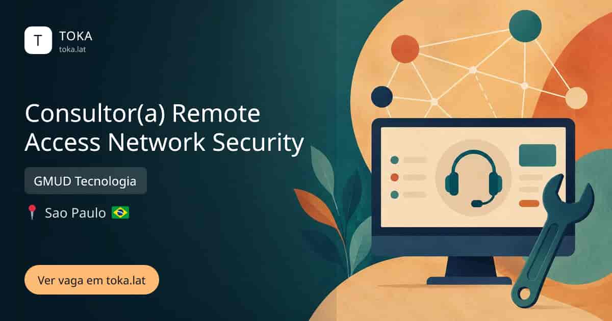 Vaga de Consultor(a) remote access network security em Sao Paulo, Brasil — GMUD Tecnologia
