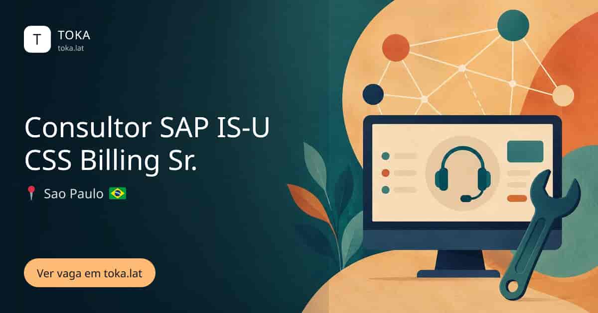 Vaga de Consultor sap is-u css billing sr. em Sao Paulo, Brasil