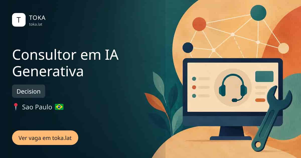 Vaga de Consultor em ia generativa em Sao Paulo, Brasil — Decision