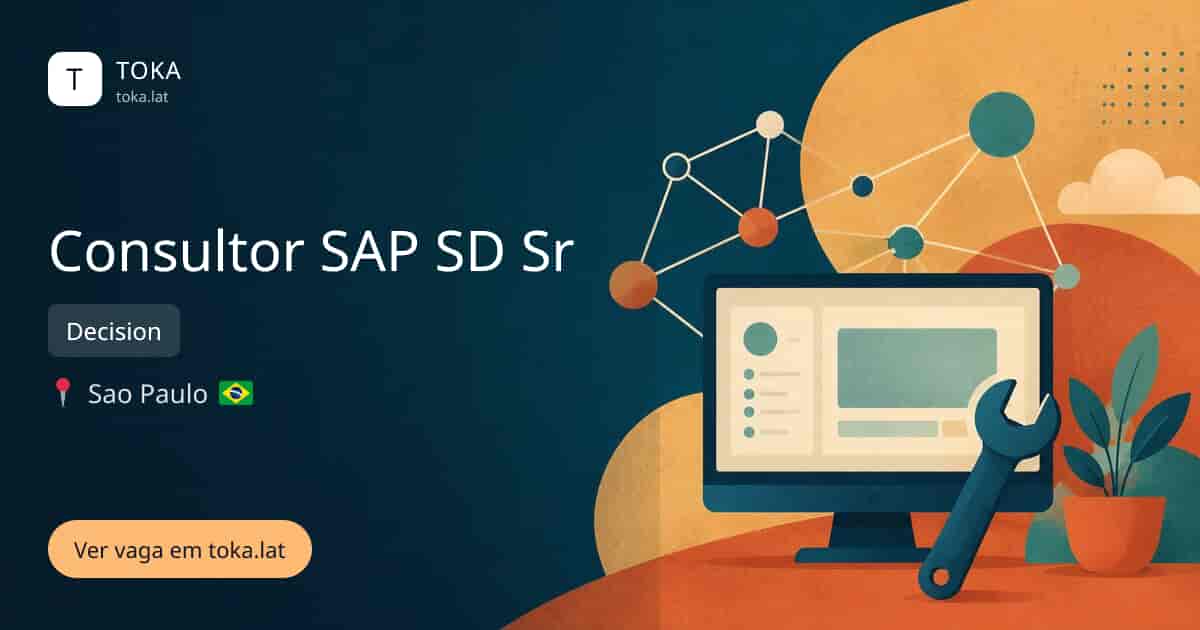 Vaga de Consultor sap sd sr em Sao Paulo, Brasil — Decision