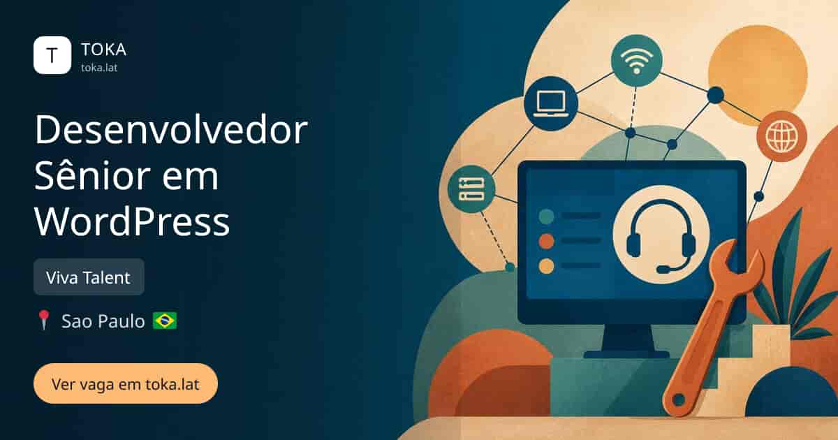 Vaga de Desenvolvedor sênior em wordpress em Sao Paulo, Brasil — Viva Talent