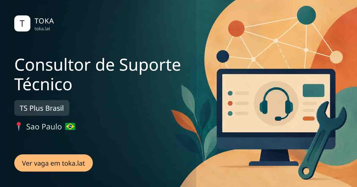 Vaga de Consultor de suporte técnico em Sao Paulo, Brasil — TS Plus Brasil