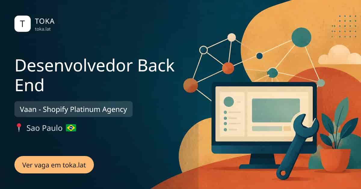 Vaga de Desenvolvedor back end em Sao Paulo, Brasil — Vaan - Shopify Platinum Agency
