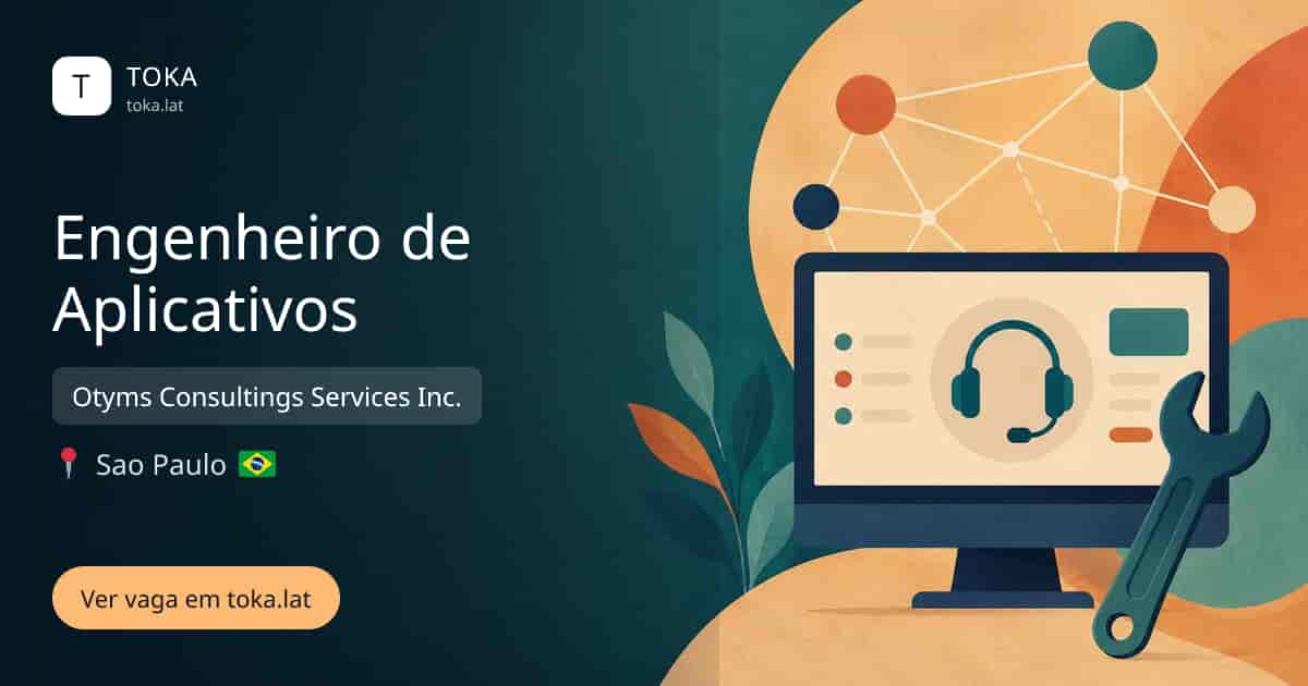 Vaga de Engenheiro de aplicativos em Sao Paulo, Brasil — Otyms Consultings Services Inc.